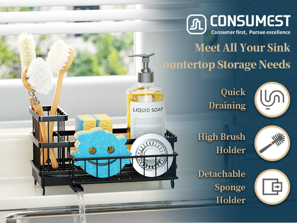 sponge holder for kitchen sink