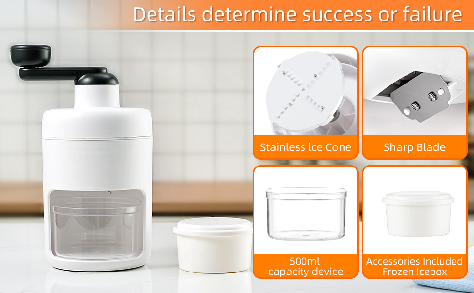Ice Shaver and Snow Cone Machine