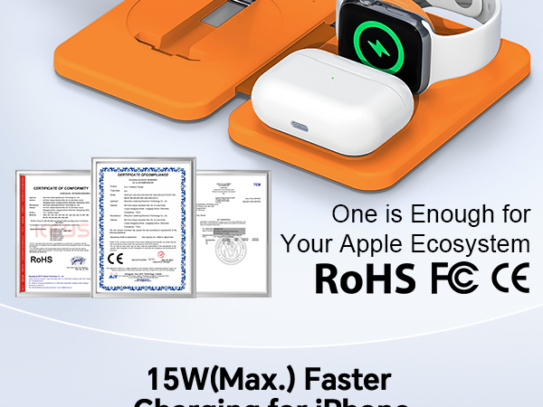 Magnetic Wireless Foldable Charging Station