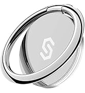Syncwire Cell Phone Ring Holder Stand, 360 Degree Rotation Finger Ring Kickstand with Polished Me...