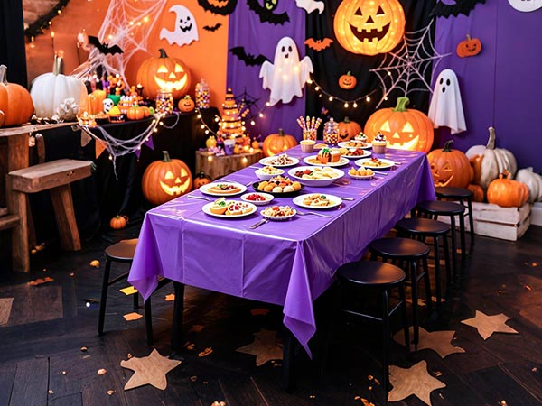 Purple Tablecloth