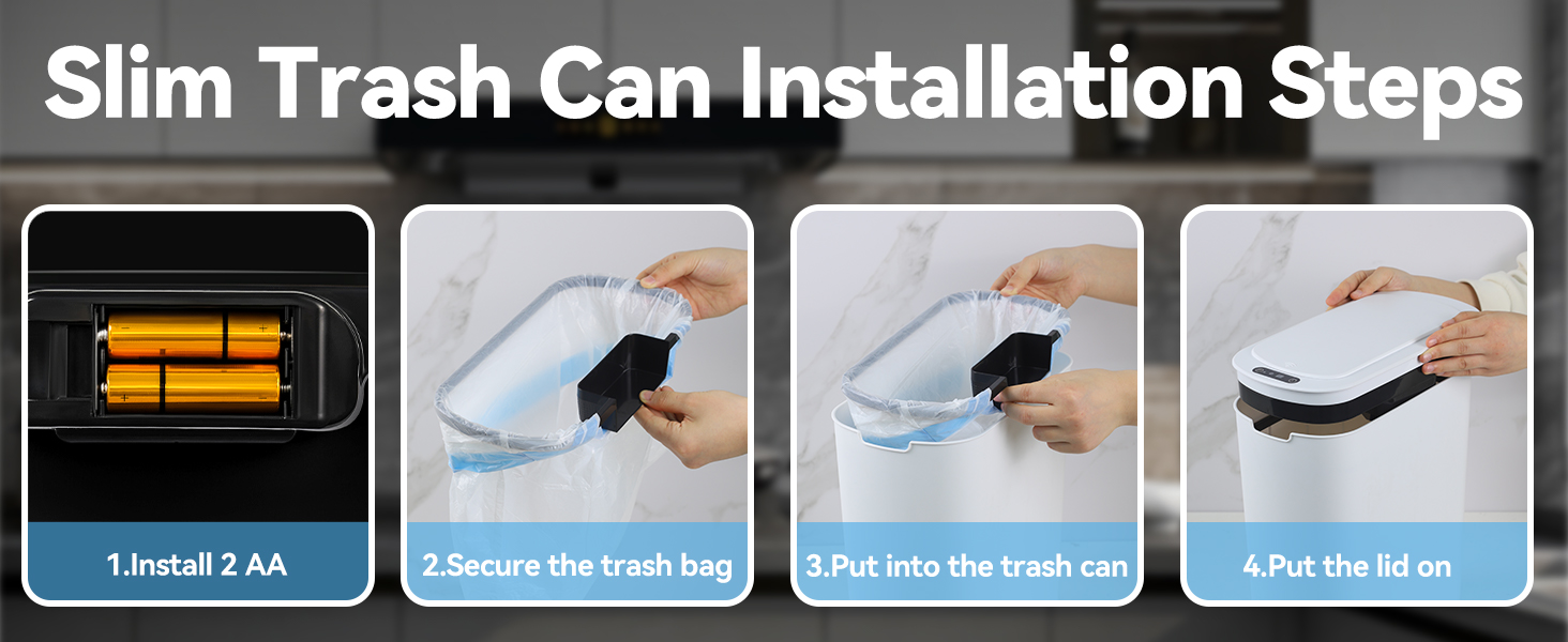 Slim Trash Can