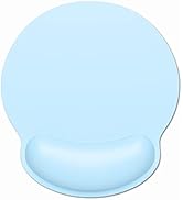 Dapesuom Ergonomic Mouse Pad with Wrist Support, Comfortable Memory Foam Wrist Rest for Easy Typi...