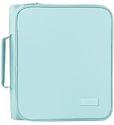 SUNEE Zippered Binder Bag with Handle, 2-Inch 3-Ring O-Ring, 500-Sheet Capacity, Includes Zip Poc...