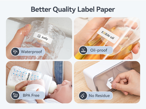 NIIMBOT D110 Upgraded Version Mini Label Maker Machine with Tape