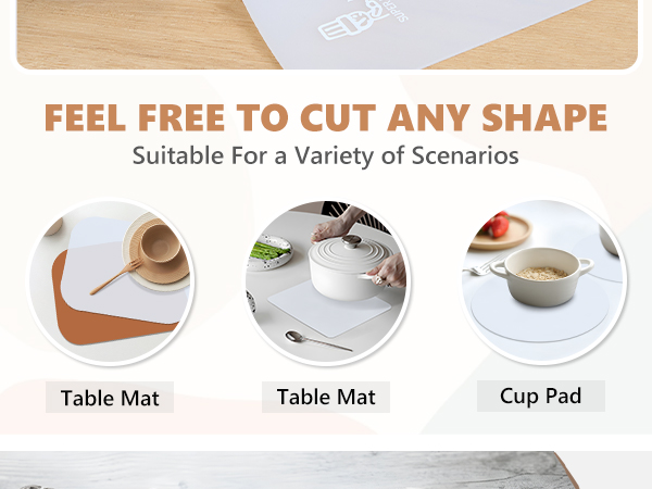 Feel free to cut any shape