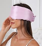 pink silk sleep mask