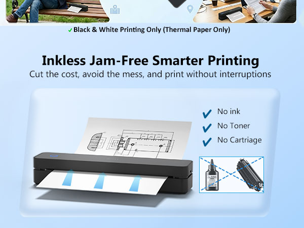 Inkless Portable Printer 