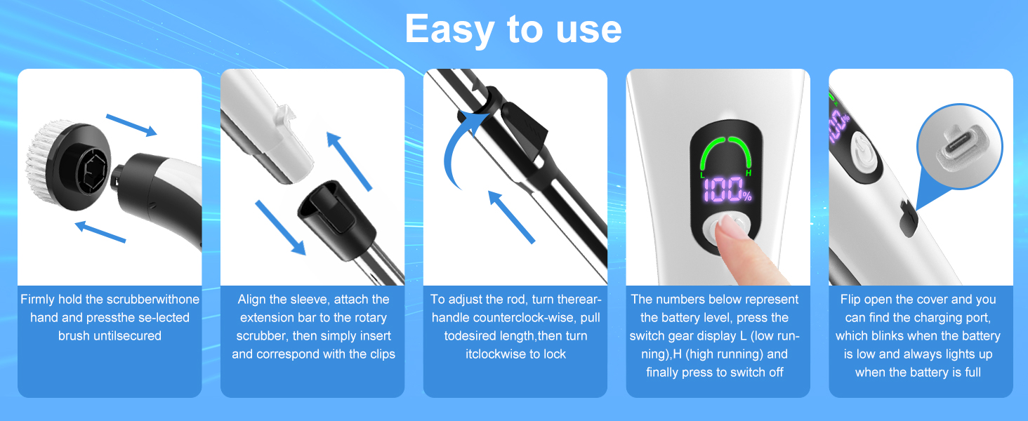 shower cleaning brush