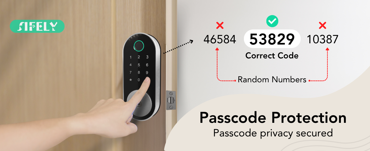 Sifely O wifi passcode access protection
