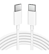 USB c 100w Cable USB C to USB C for MacBook Air, Mac Book Pro, Type C Cord for New iPad Pro 12.9/...