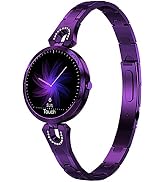 Smart Watch for Women,Waterproof Fitness Tracker for Android iOS Heart Rate Monitor Blood Pressur...