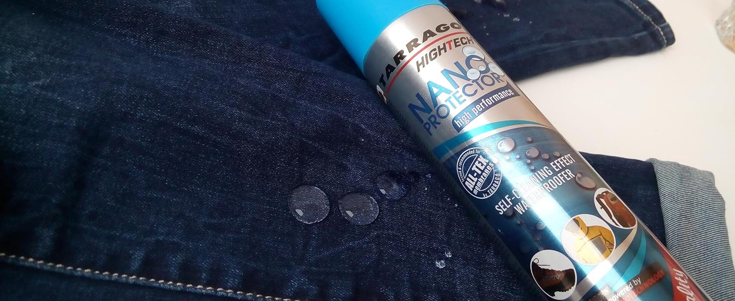 Tarrago Hightech Nano Protector Spray Shoe Waterproof Stain Suede Leather Nanotechnology
