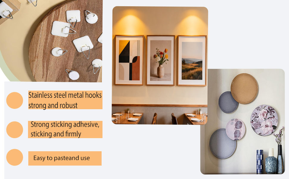 adhesive frame hooks