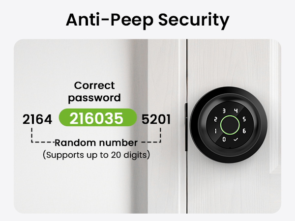 anti-peeping passcode