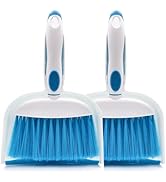 Small Broom and Dustpan Set, Small Dustpan and Brush Set, Mini Dust pan and Brush, Hand Broom and...