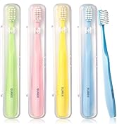 SUREE Extra Soft Toothbrush for Sensitive Teeth, Upgraded 10000 Ultra Soft Bristles for Adults &amp; ...