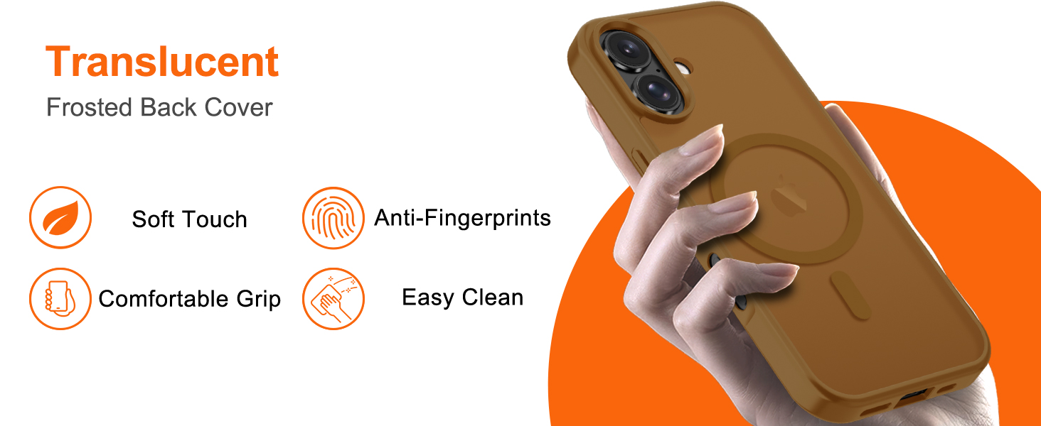 Translucent Frosted Back Cover