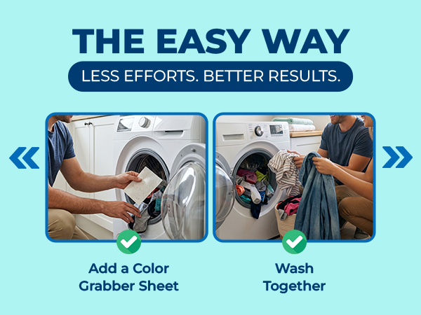 Carbona Color Grabber sheets help wash mixed-color laundry together in a single load