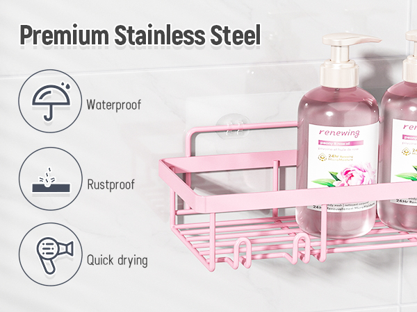 shower caddy pink