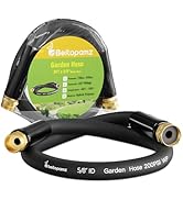 Beitopamz Short Garden Hose 3 ft x 5/8 in Male to Female Heavy Duty Small Water Hose Extend Conne...