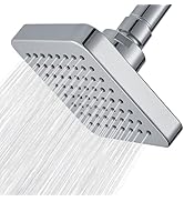 Nuodan High Pressure Shower Head - 4“ Powerful Bathroom Pressure Boosting Rain Showerhead - Perfe...