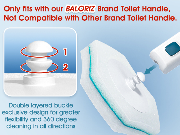 Toilet Cleaner Refill Pads