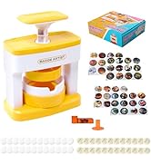 Button Maker Machine for Kids,55mm(2.16inch) DIY Pin Badge Button Maker,Pin Badge Maker Machine w...