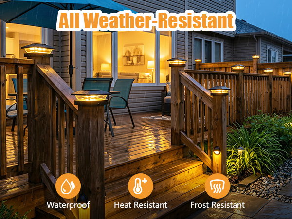 solar post lights