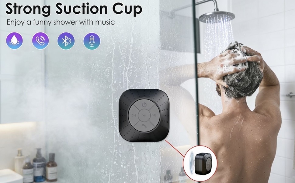 Waterproof Bluetooth Shower Speaker