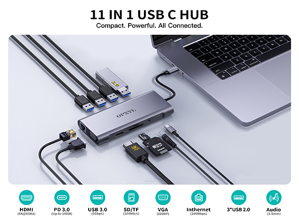 11 IN 1 USB C HUB
