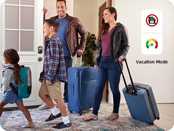 Activate Vacation Mode for temporary lock suspension