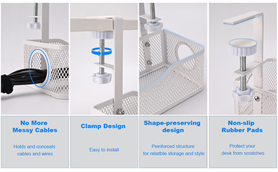 under desk cable management