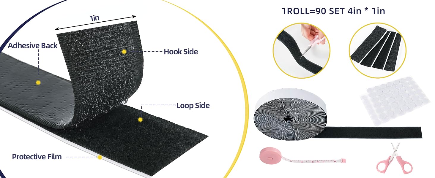 Velcro Strips with Adhesive