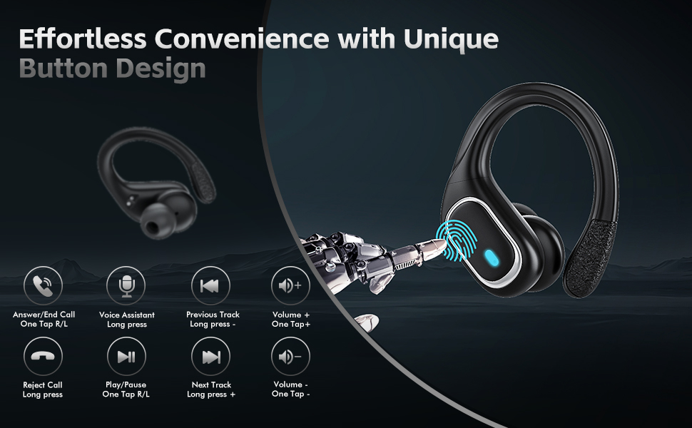 Wireless Earbuds Bluetooth Headphones 80Hrs Playtime Ear Buds