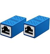 Dingsun RJ45 Coupler Female to Female Ethernet Coupler 2 Pack in-Line Coupler for Cat7 Cat6 Cat5 ...