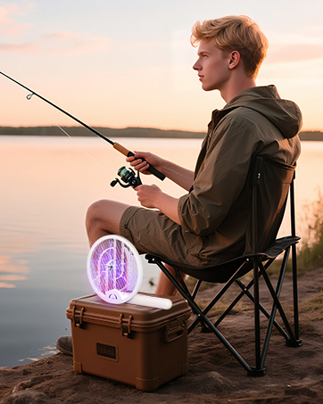 hand held bug zapper racket