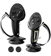 APEXINNO Controller Grips Cover for Meta Quest 3/3S Accessories,Battery Opening Cover with Suctio...