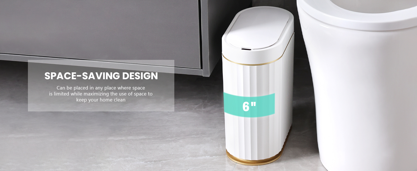 bathroom garbage can