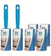 Wzxlj.Y Super Sticky Lint Roller for Pet Hair,540 Sheets,2 Handles with 6 Refills, Extra Strength...