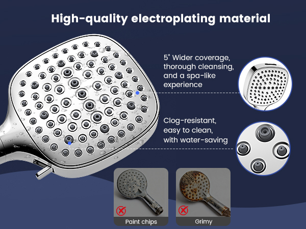 handheld shower head