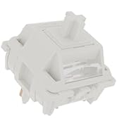 DRAOZA GATERON Smoothie Keyboard Switches,Full POM Pre-lubed 40gf Linear RGB LED 5 Pin 22mm Dual-...