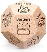 Stocking Stuffers for Women Men, Food Dice Set Date Night Couples Gift Ideas, Food Dinner Decisio...