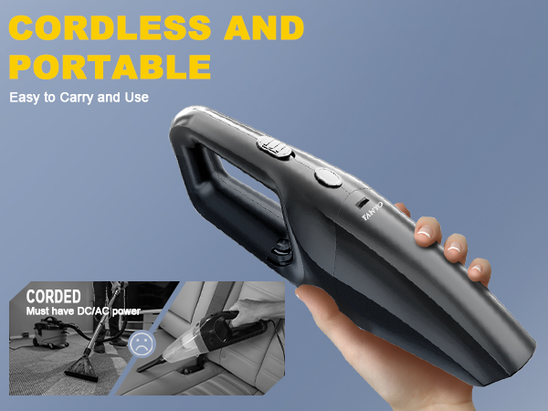 car vacuum portable cordless