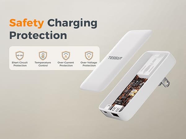 flat wall charger