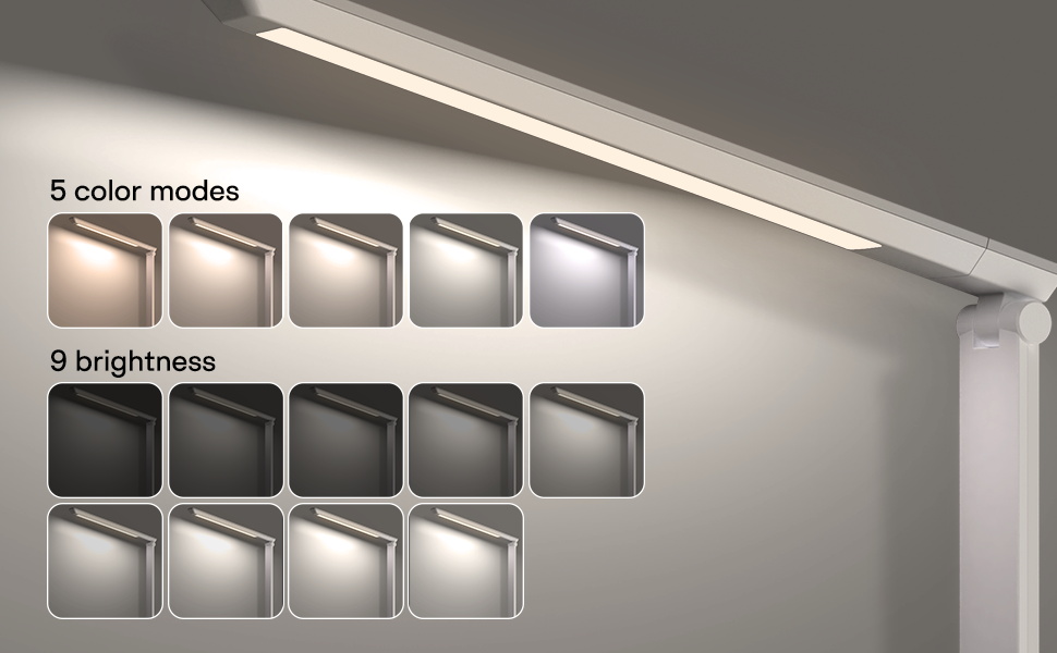 Fine dimming to match your specific needs