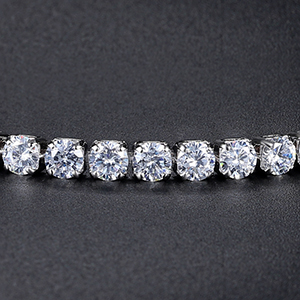 silver diamond bracelets for women