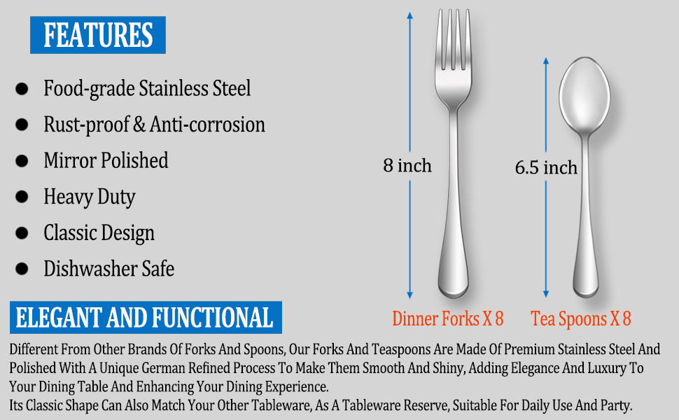 forks and spoons