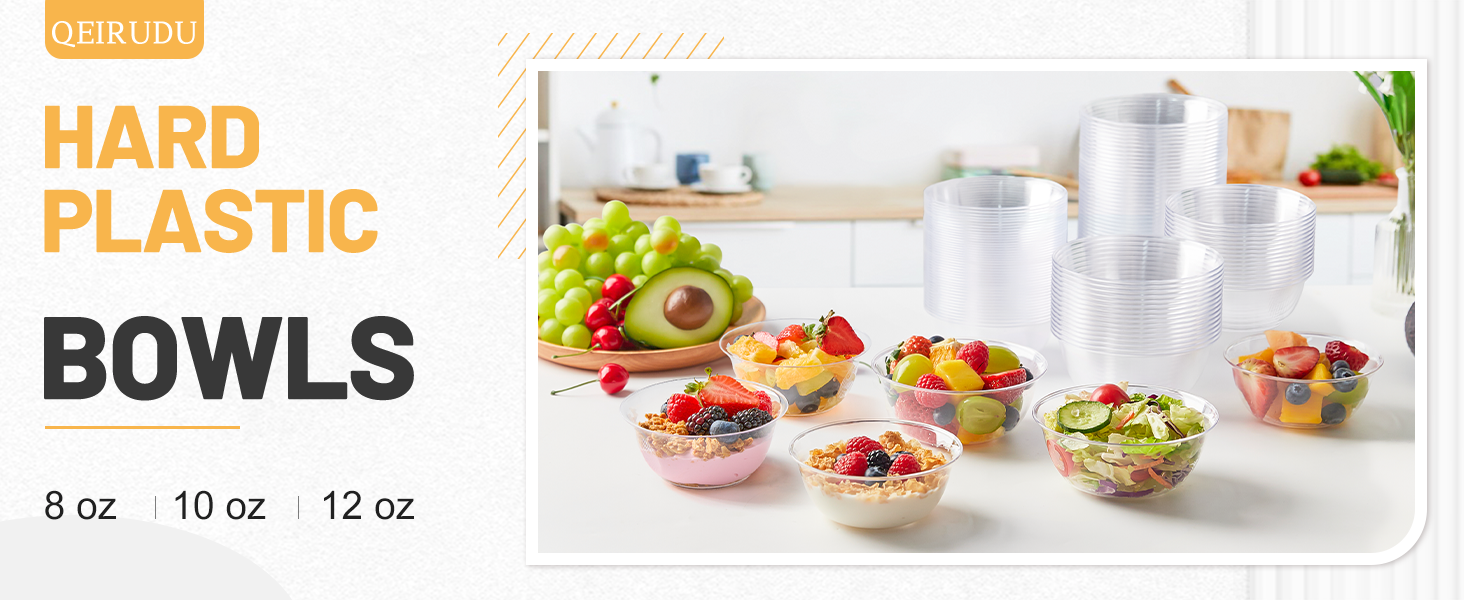 plastic bowls