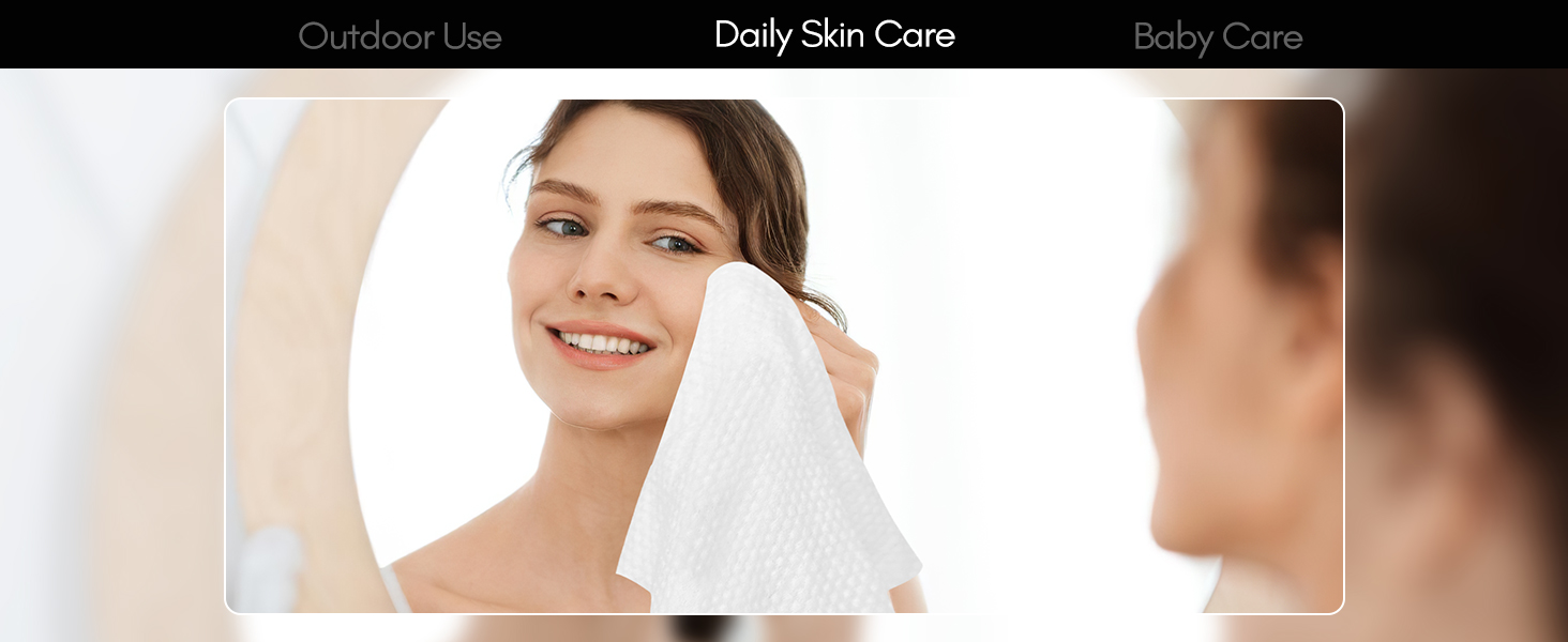 PoeticEHome disposable cotton tissue face towel